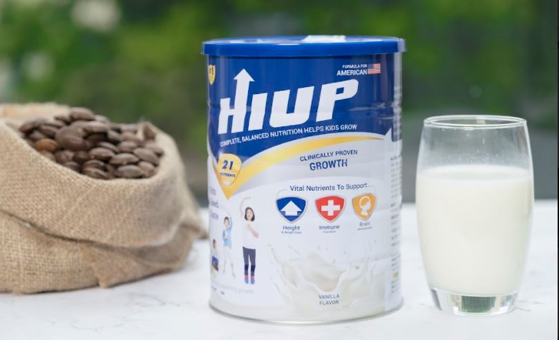 Sữa tăng chiều cao HIUP chứa nhiều dưỡng chất tốt cho các bé